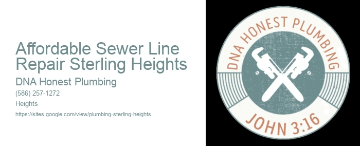 Affordable Sewer Line Repair Sterling Heights