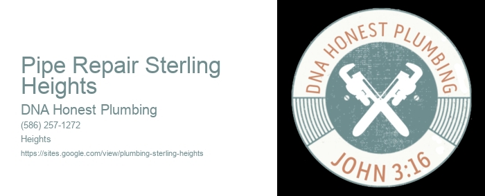 Pipe Repair Sterling Heights